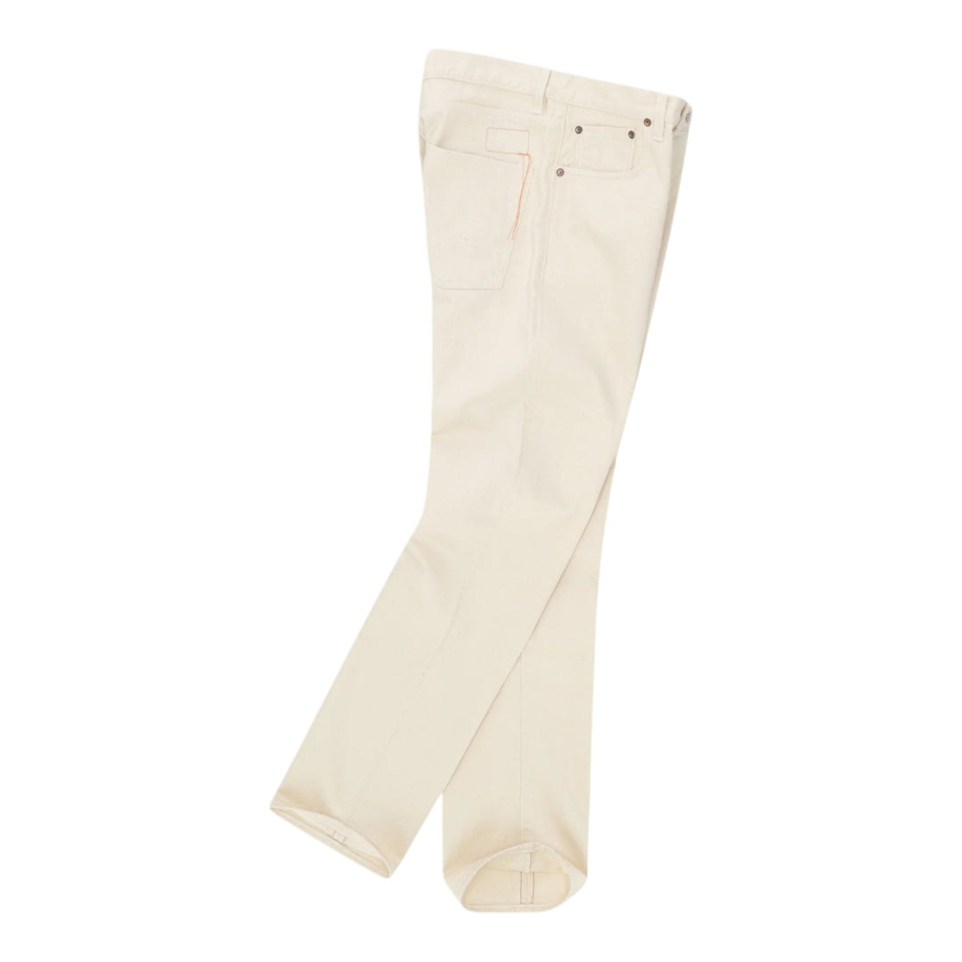 965 John Japan Denim Selvedge 5 Bolsos Regular Fit Ecrù - L33''