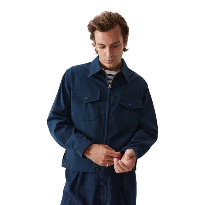 Albert Casaco em Algodão Azul