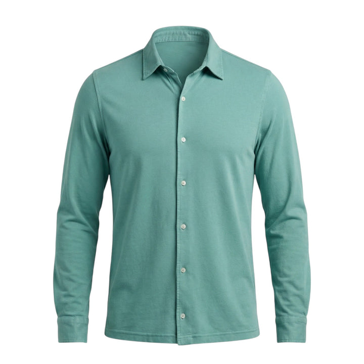 Camisa Manga Comprida Hartford Jersey Turquesa
