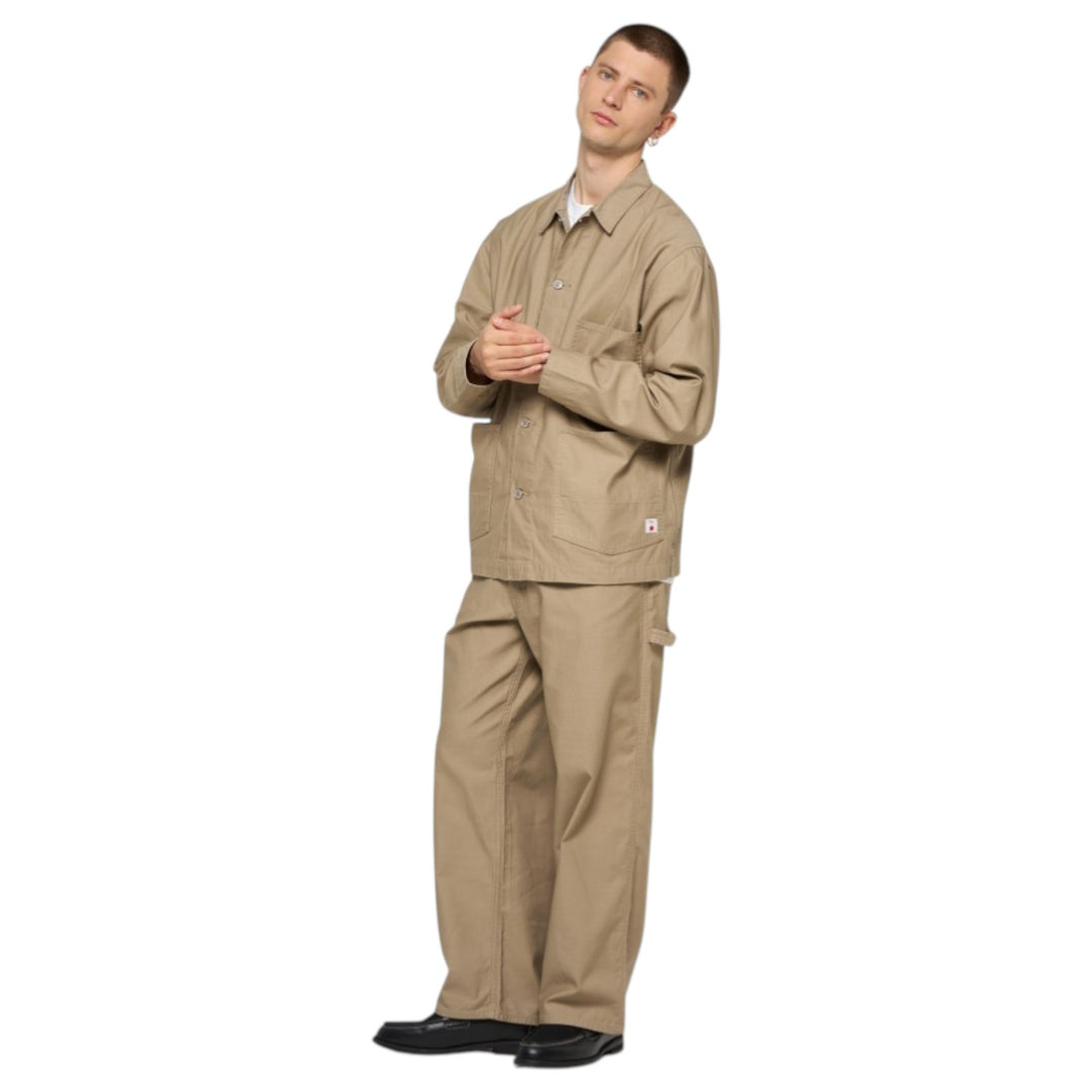 Coverall Japan Military Cloth Back Satin Algodão Bege