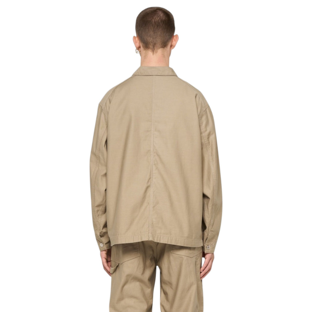Coverall Japan Military Cloth Back Satin Algodão Bege