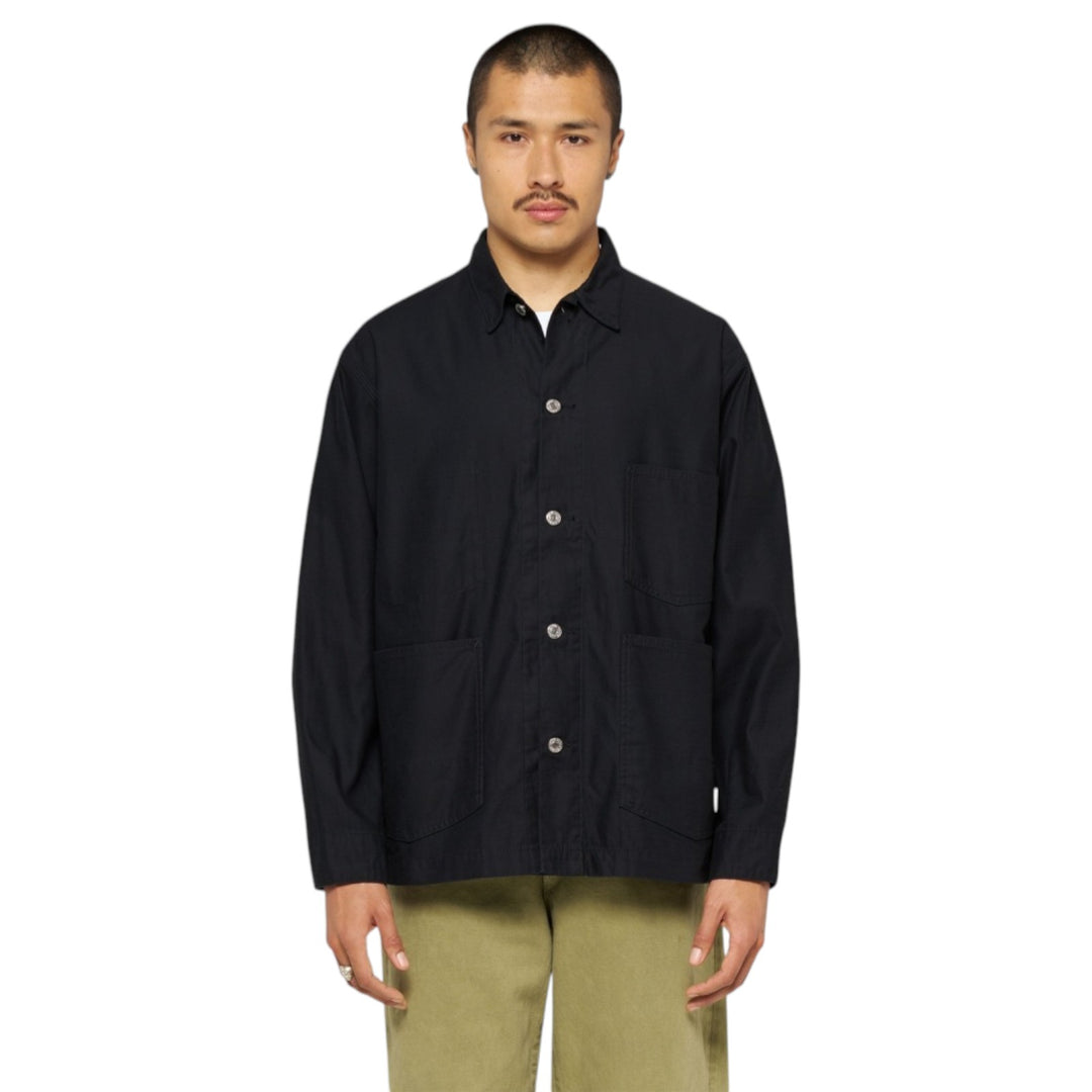 Coverall Japan Military Cloth Back Satin Algodão Black