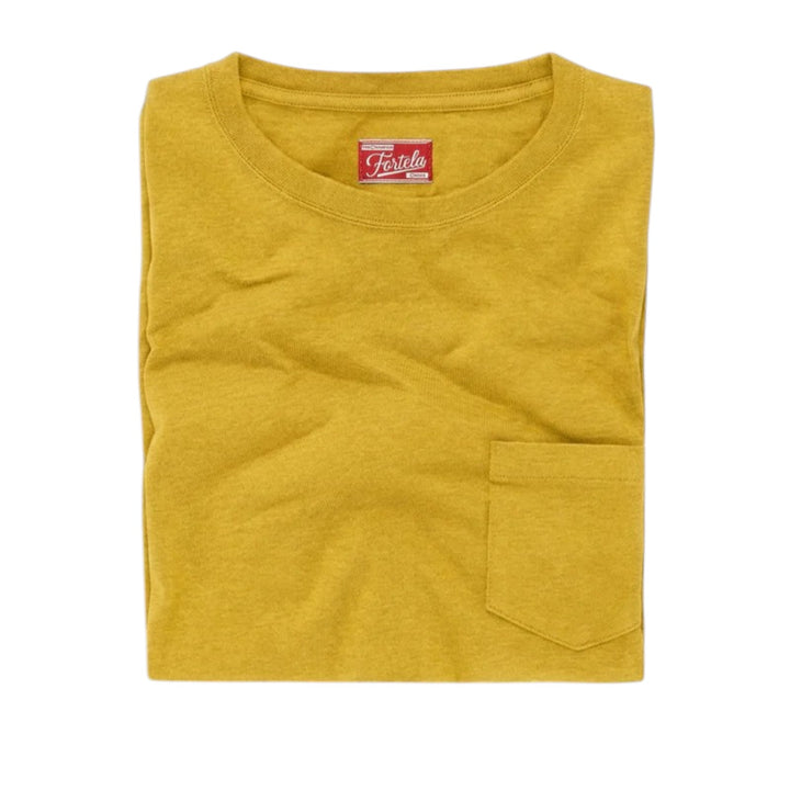 Teepocket T-Shirt com Bolso em Algodão Mustard Amarelo