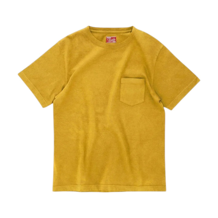 Teepocket T-Shirt com Bolso em Algodão Mustard Amarelo