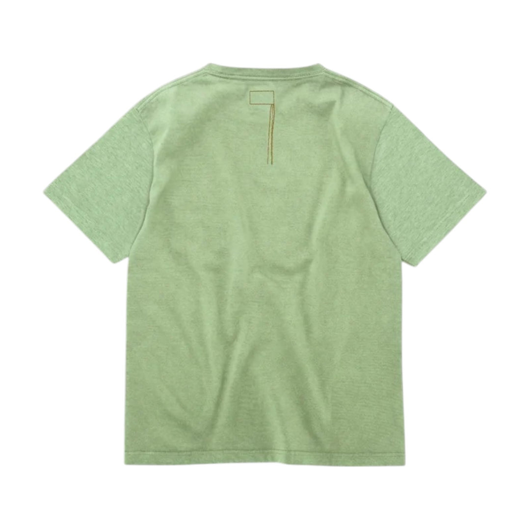 Tubejp T-Shirt com Bolso em Algodão Lobster Sage Verde