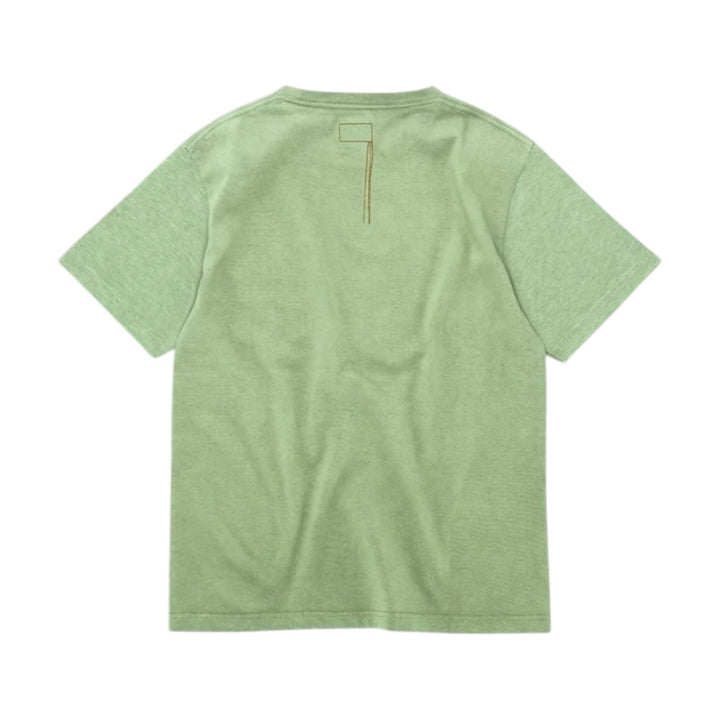 Tubejp T-Shirt com Bolso em Algodão Lobster Sage Verde