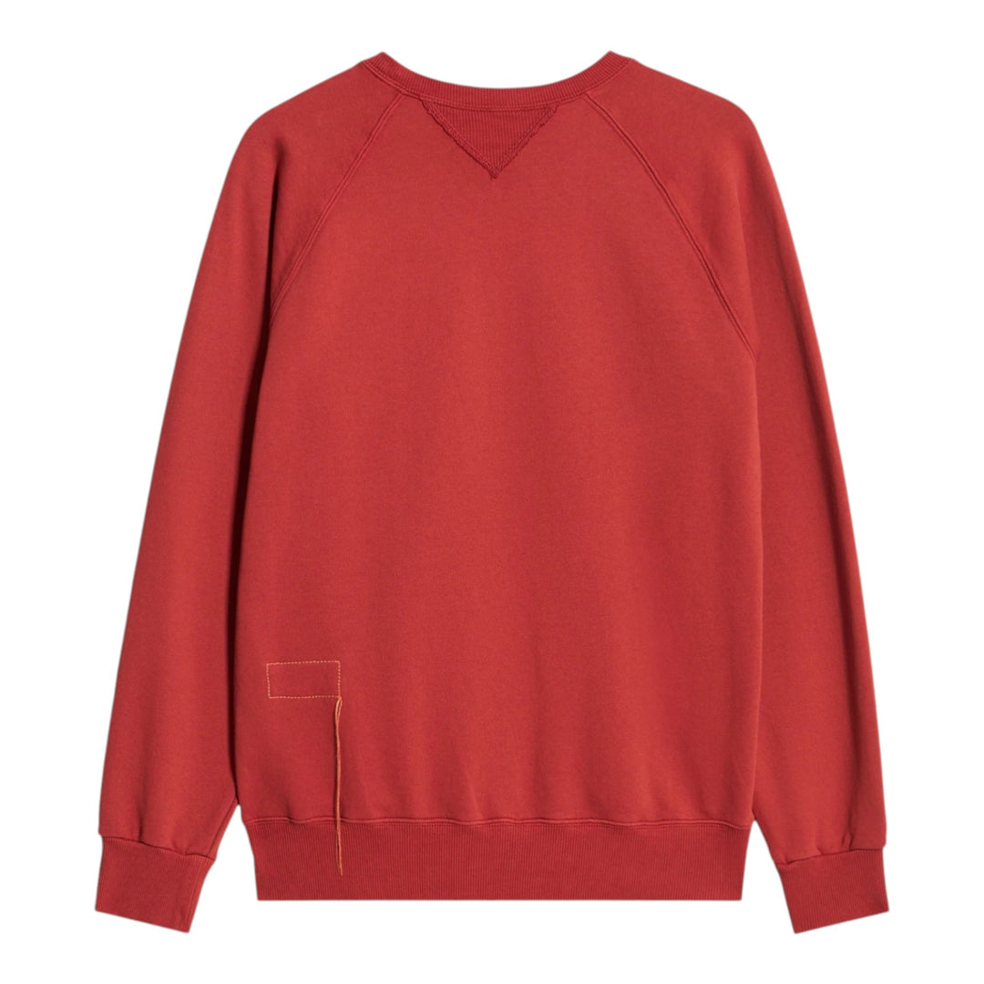 Harvard Sweatshirt de Gola Redonda em Jersey Cardado com Corte Raglan Lobster