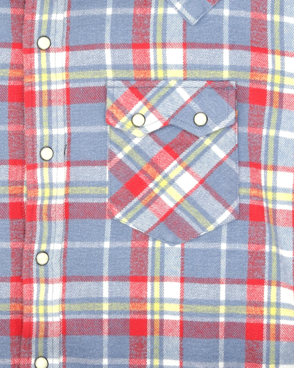 JOSH CAMISA TEXANA ALGODÃO AOS QUADRADOS RED/GREY