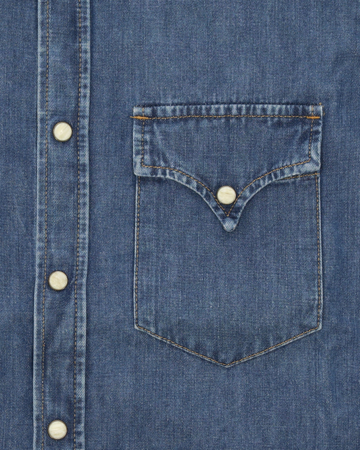 NTEX CAMISA TEXANA DENIM STONE WASH