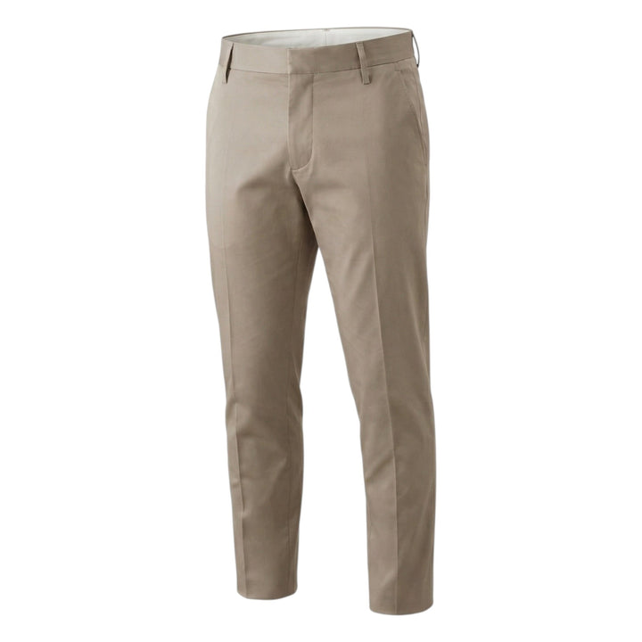 Calças Bolsos Americanos Slim Curto Toupe