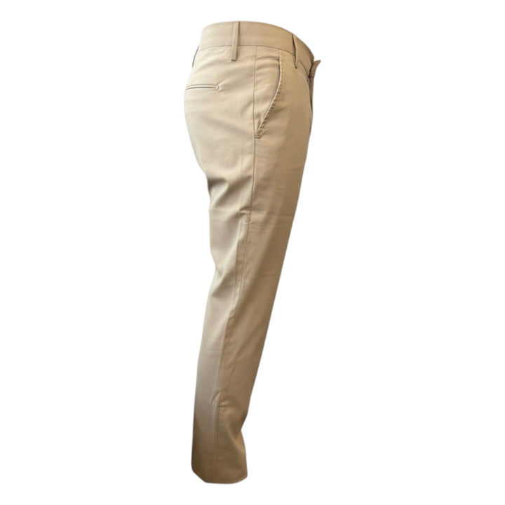 Calças Ultraleve Bolsos Faca Slim Curto Sand