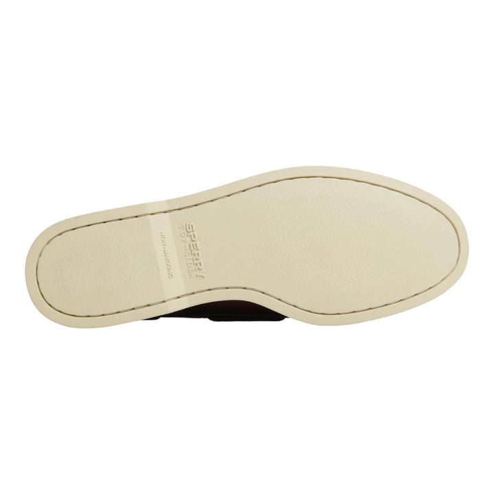 Sapato de vela Authentic Original 2 ilhós em Pele Genuína Castanha