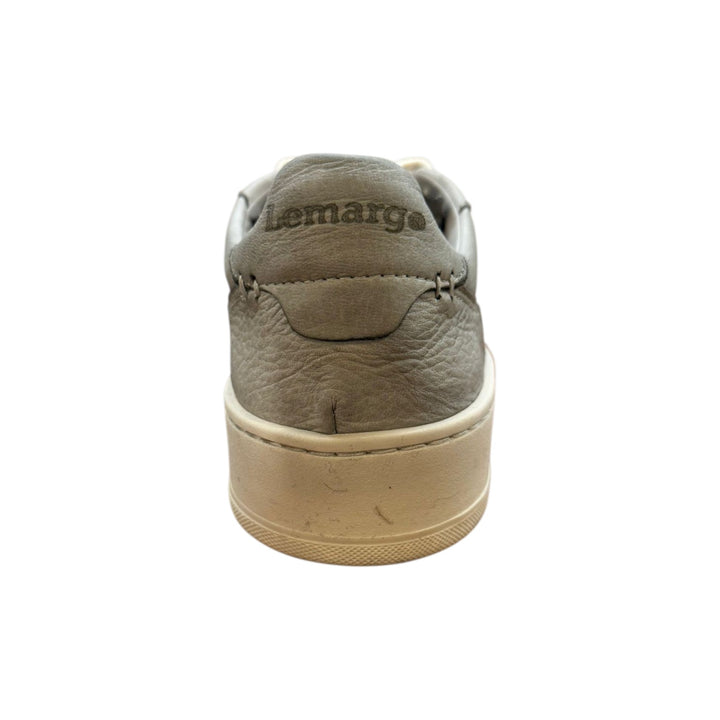 Sneakers Jannik em Pele de Cervo Genuína Cimento