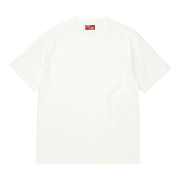 Tubejp T-Shirt com Bolso em Algodão White