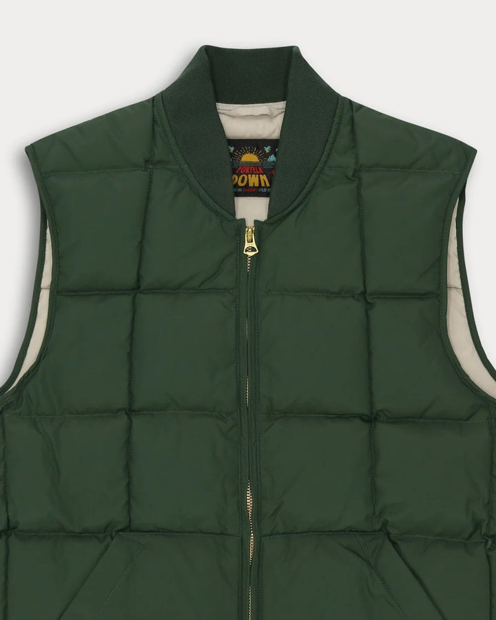 VEST1 COLETE EM NYLON GREEN