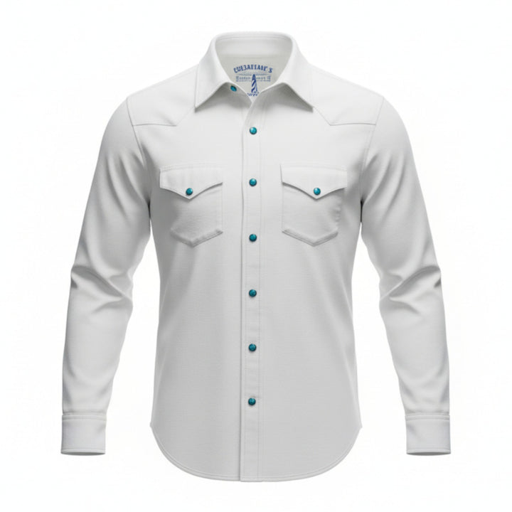 WESTERN OXFORD SHIRT BRANCO