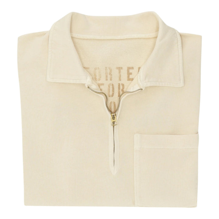 Yale Sweatshirt em Jersey Cardado com Gola e Fecho de Corda