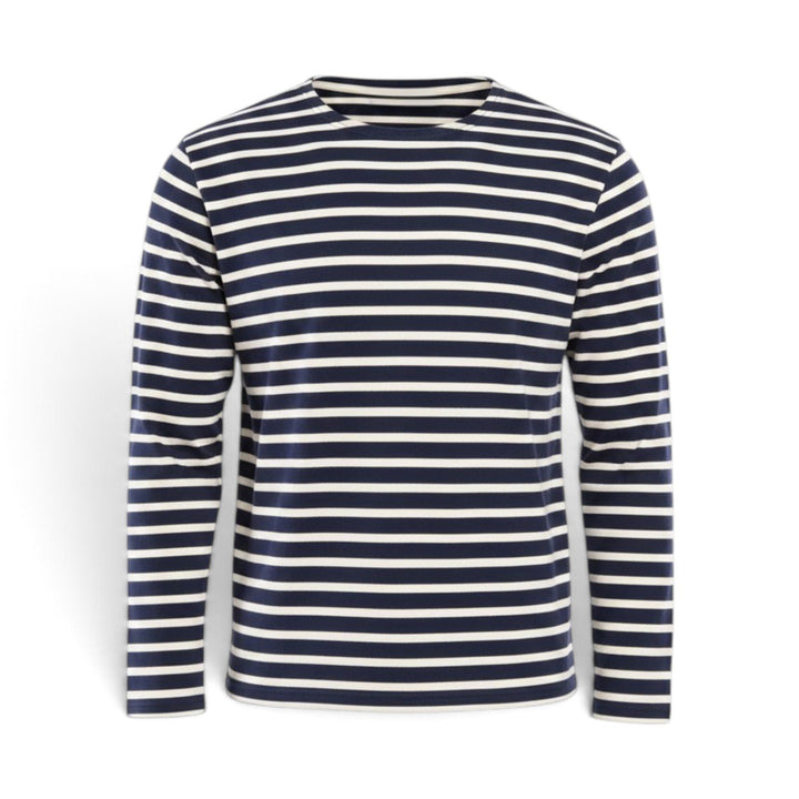 Armor lux Marinière ML Héritage BIO GOTS Rich navy/Nature Blu Marino/Naturale Blu - foto 1