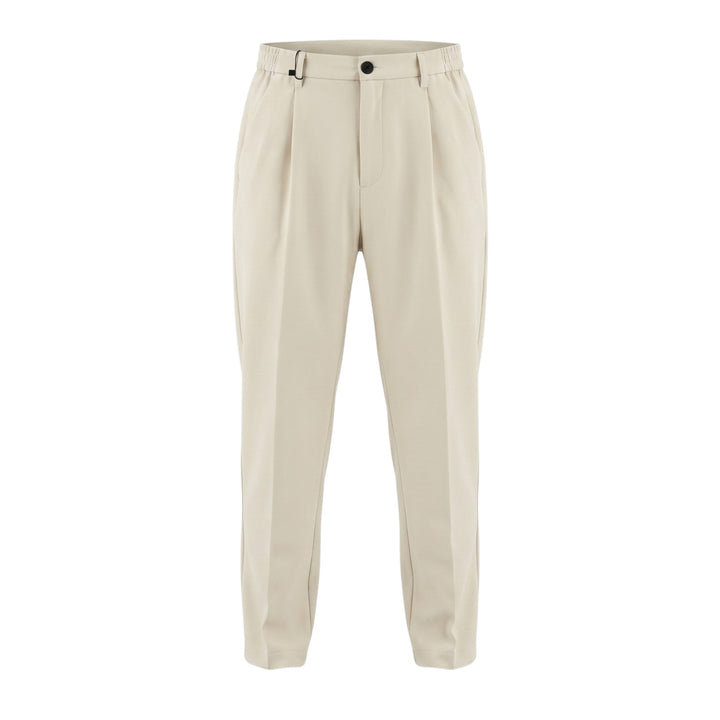 Pantalaccio Uma Prega Nylon Tecido Técnico Sand