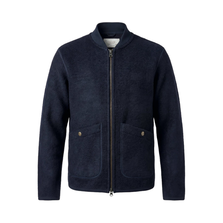 Bl'ker Vintage BOILED WOOL JACKET MOOSE NAVY Blu - foto 1
