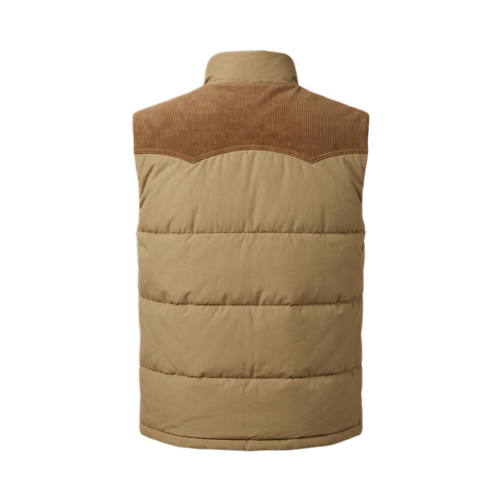 Marc Vest Waxed Military gilet imbottito bimateriale Bl'ker Vintage, vista posteriore