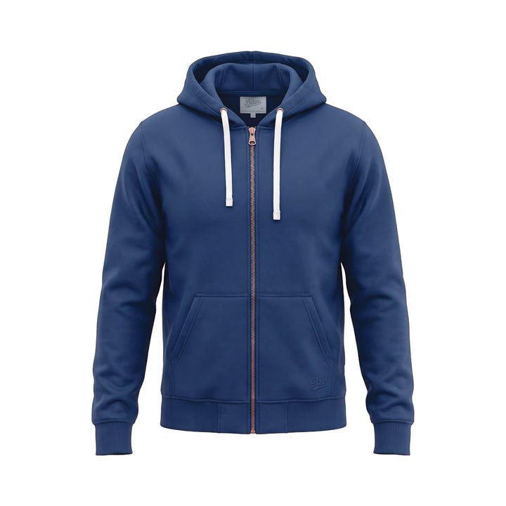 Bl'ker Vintage SWEATSHIRT FULL ZIP CAPPUCCIO PRICETON NAVY Blu - foto 1