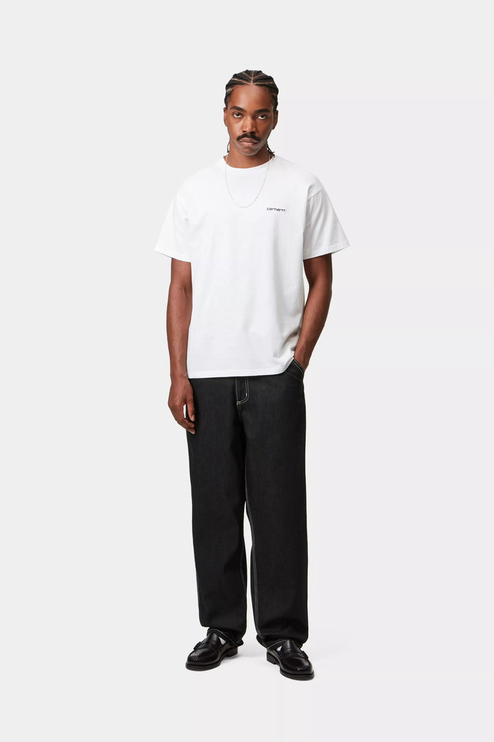 Carhartt Wip Simple Pant Black one wash L32 Nero - foto 6