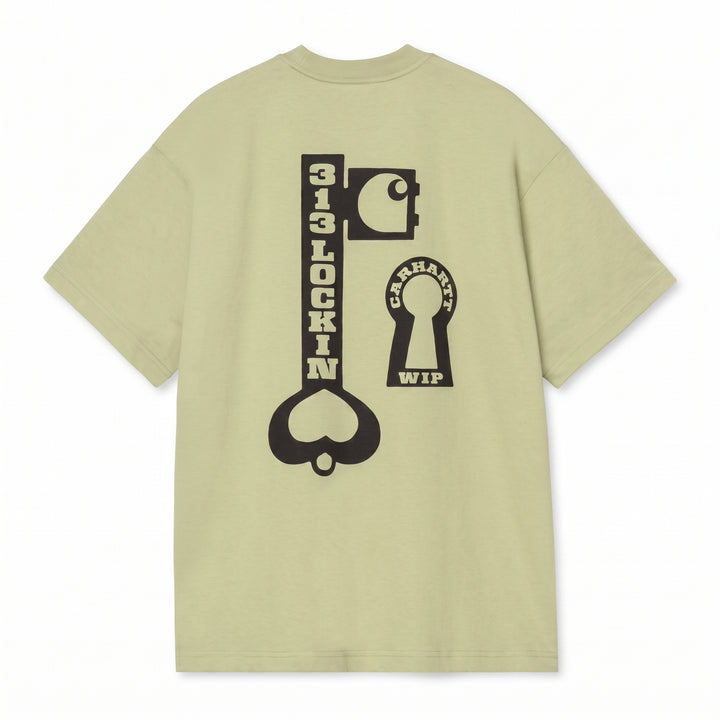 Carhartt Wip S/S Locked T-Shirt Gentle Green Verde - foto 2
