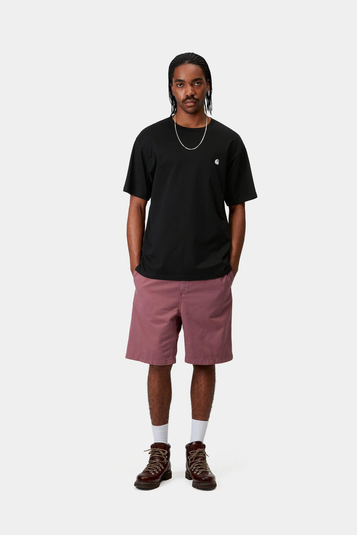 Carhartt Wip S/S Madison T-Shirt Black / White Nero - foto 4