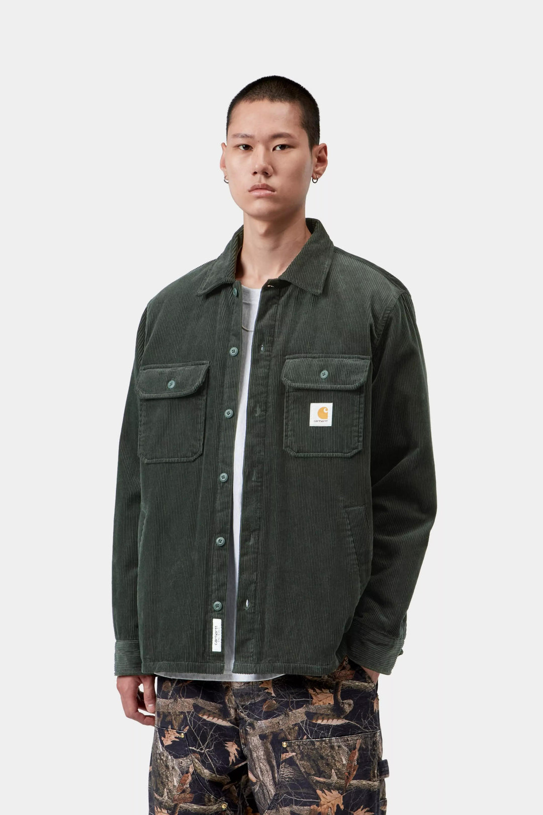 Carhartt Wip WHITSOME SHIRT JAC RAVEN Grigio - foto 5