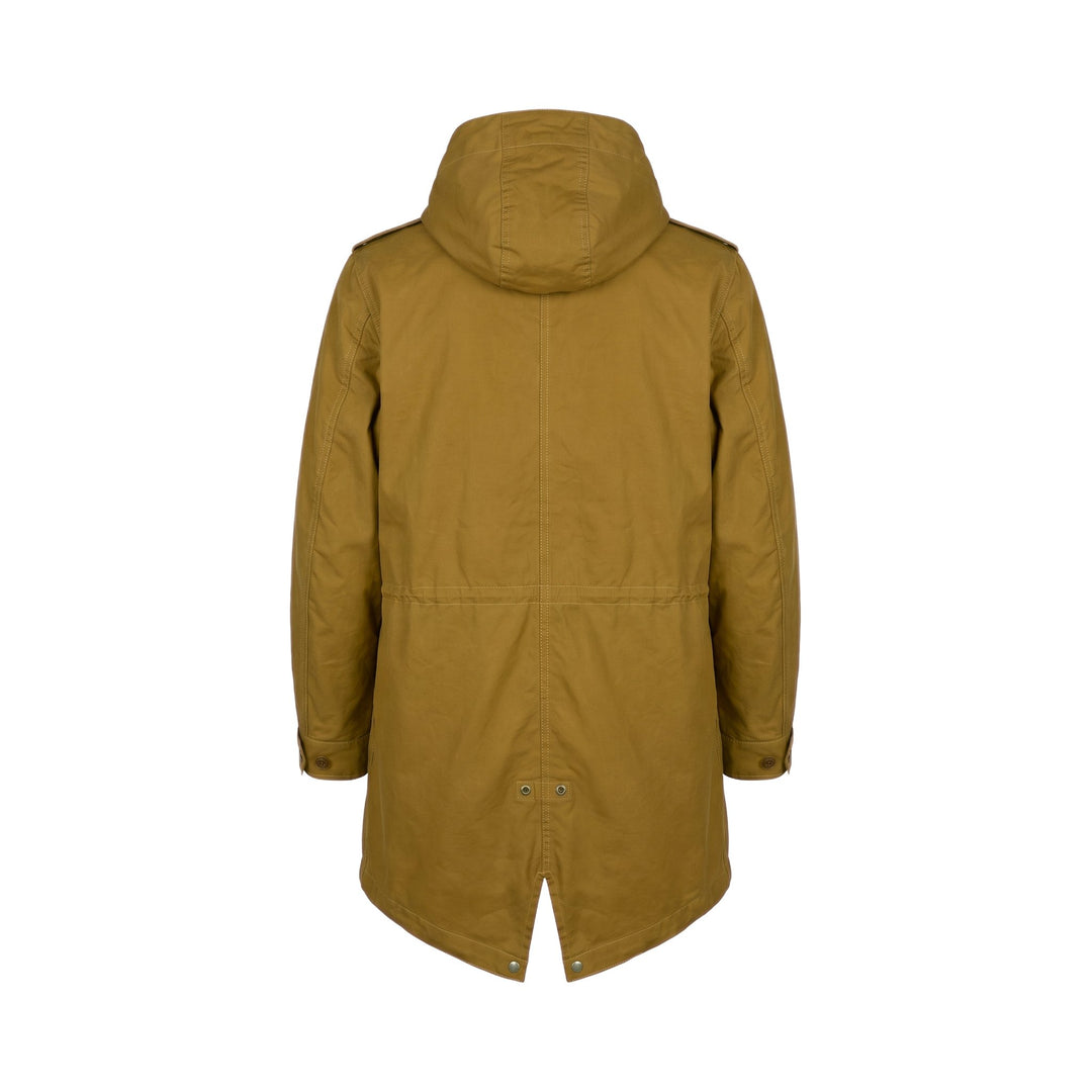 Chesapeake's M-51 GABARDINE PARKA WAXED KHAKY GREEN Verde - foto 2