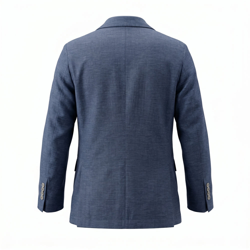 Circolo 1901 Blazer Cotone Lino Denim Blu - foto 2