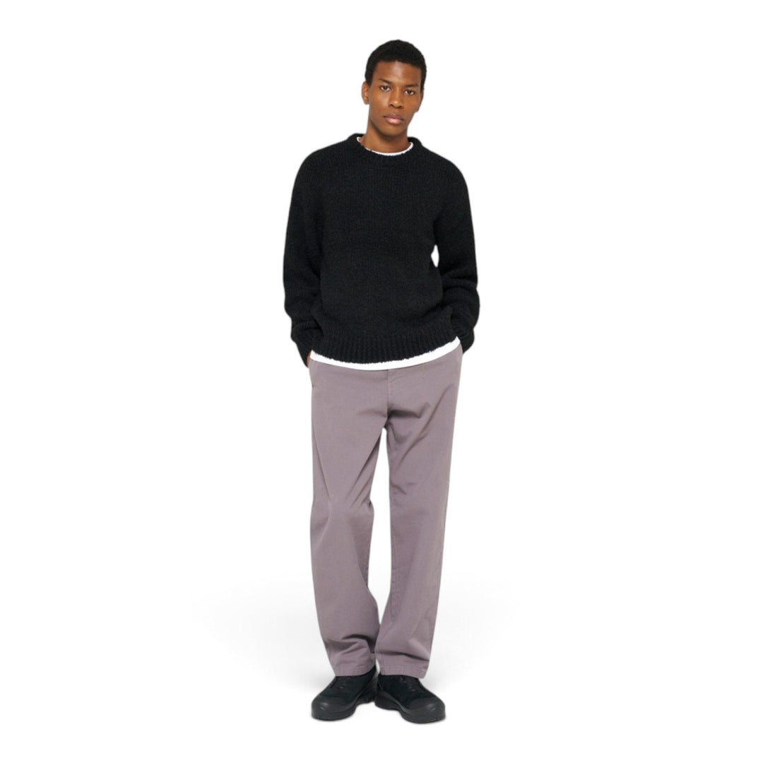 Edwin DUN TEXTURED SWEATER BLACK Nero - foto 2