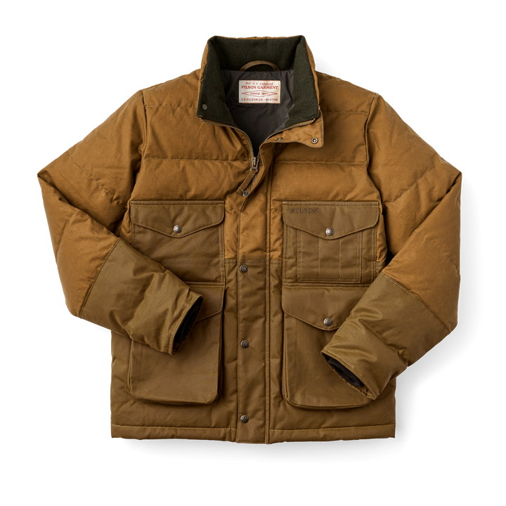 Filson Down Cruiser Jacket Dark Tan Marrone - foto 3