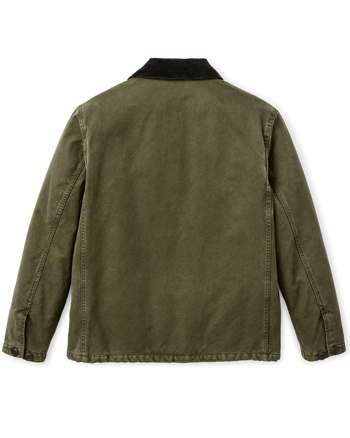Filson Insulated Canvas Outfitter Jacket Dark Olive Verde - foto 6