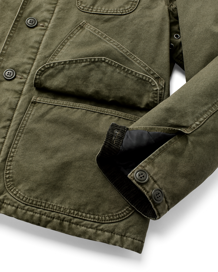 Filson Insulated Canvas Outfitter Jacket Dark Olive Verde - foto 7