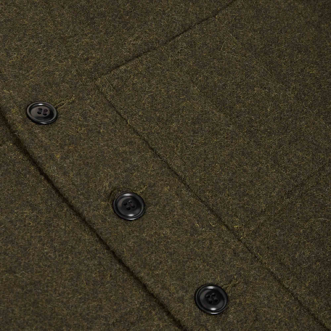Filson Mackinaw Wool Vest Forest Green Verde - foto 2