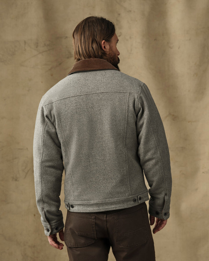 Filson Spokane Insulated Short Cruiser Jacket Vintage Heather Gray Grigio - foto 2