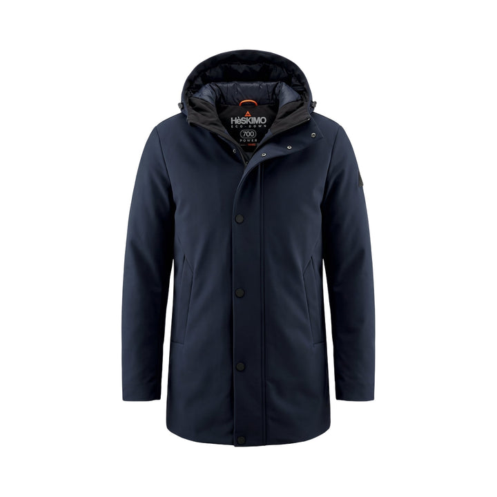 Heskimo LONG PARKA TECH BONDED IMB. SOR BLUE Blu - foto 1