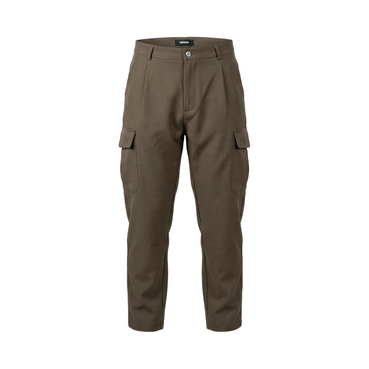Heskimo PANT. TASCONATO INTERLOCK MORO Marrone - foto 1