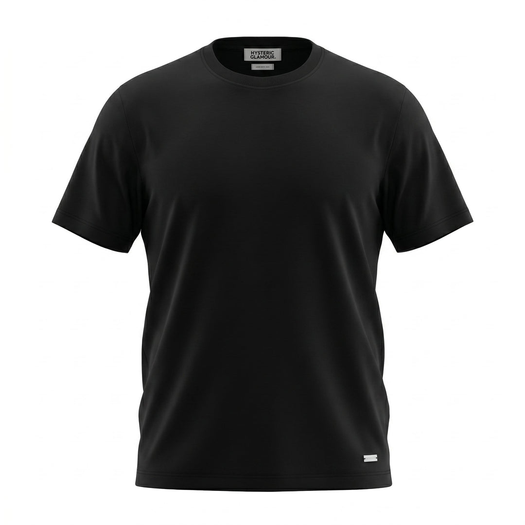 Heskimo T-Shirt Supima Cotton Gassed Merc Nero Nero - foto 1