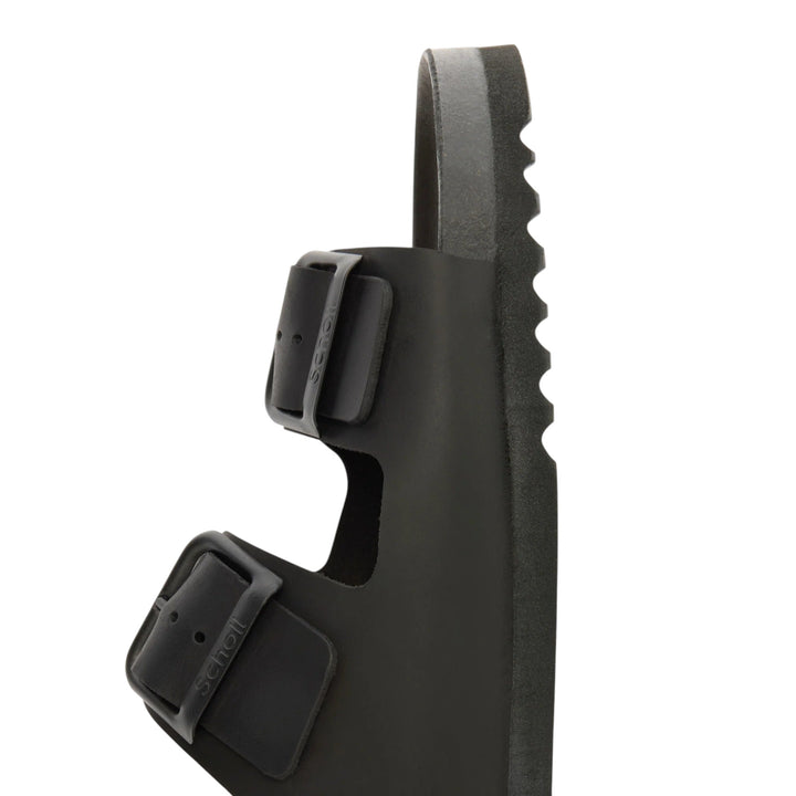 SANDÁLIAS JULIEN EM PELE OLEADA PRETO