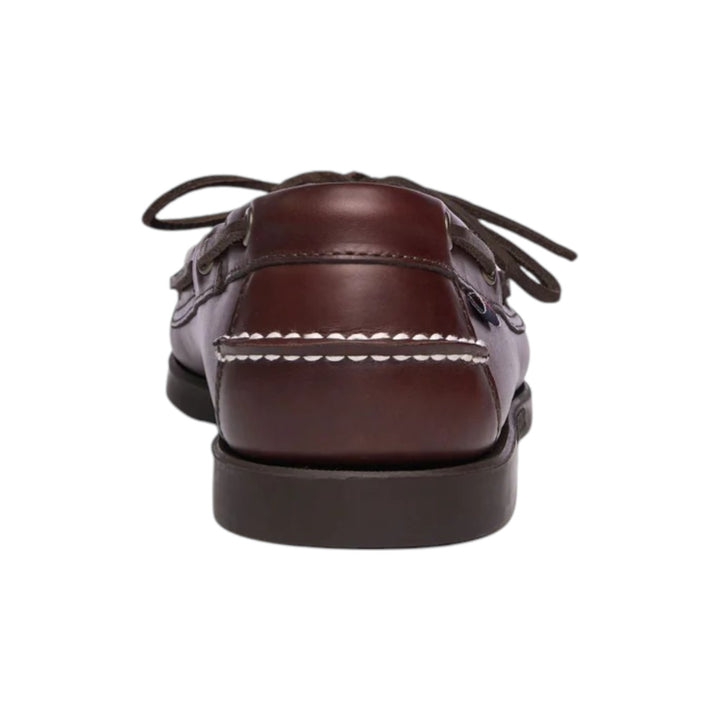 DOCKSIDES PORTLAND WAXED DK BROWN-GUM