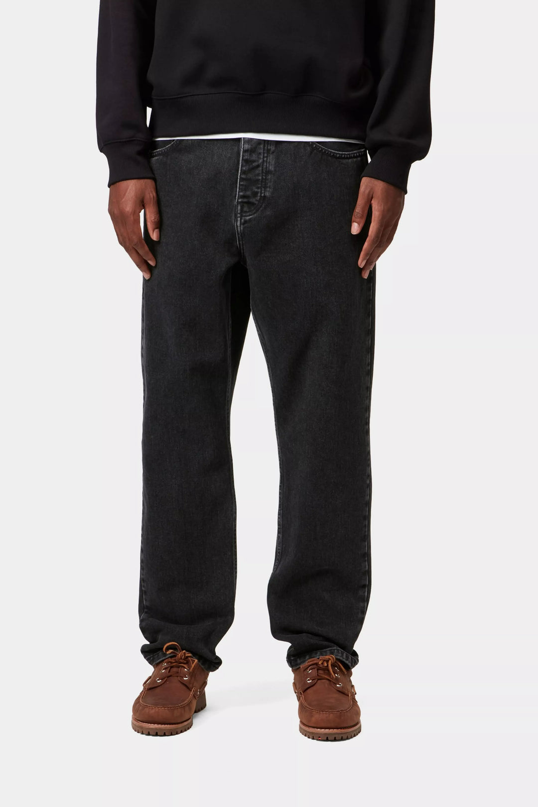 NEWEL PANT BLACK STONE WASHED