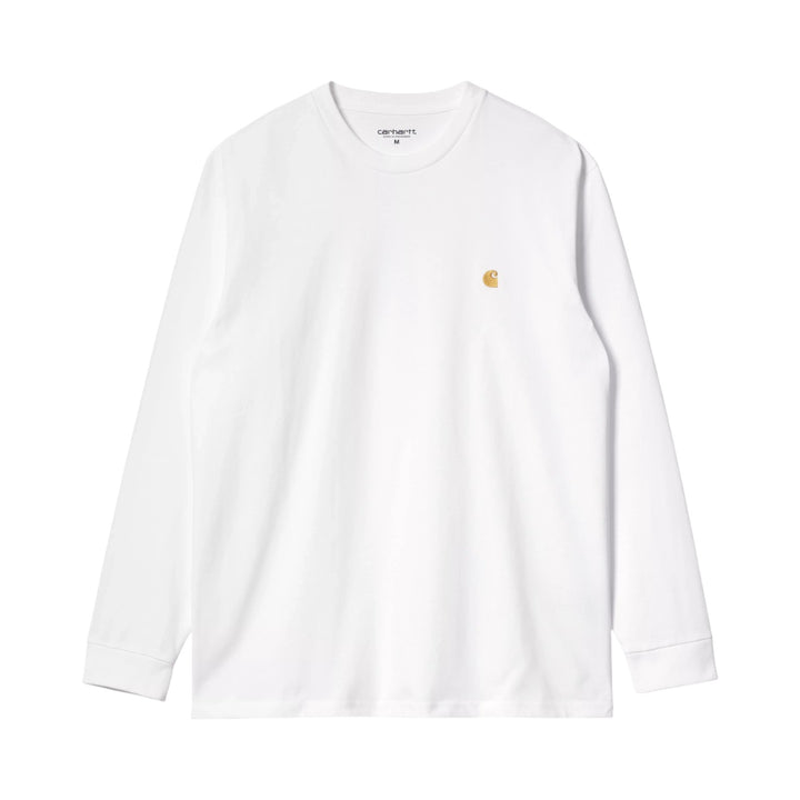 L/S Chase T-Shirt White / Gold