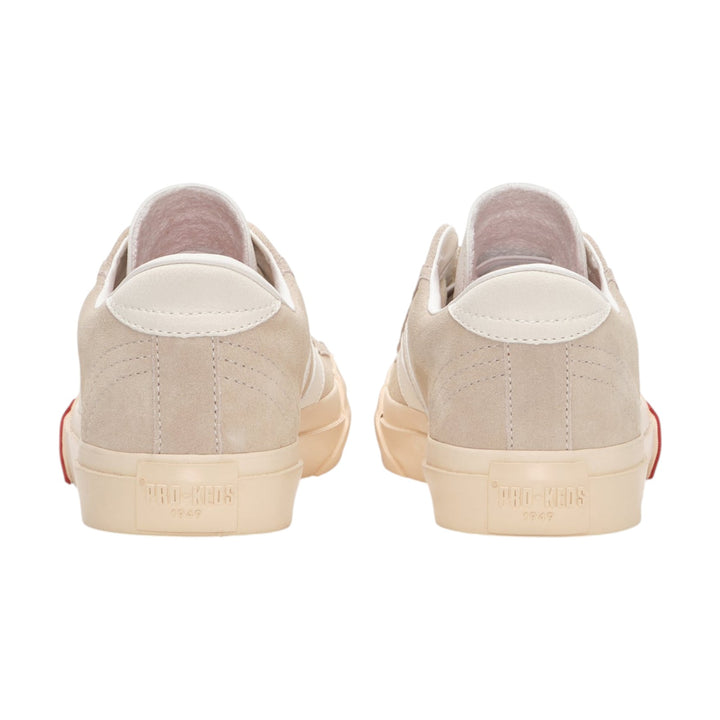 Royal Classic em Camurça Bege Branco