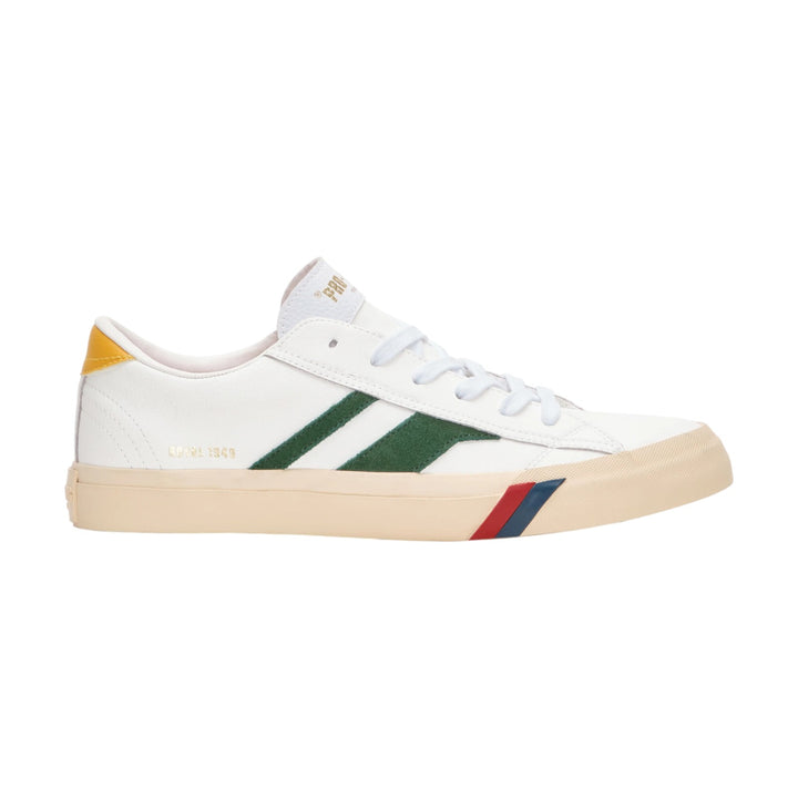 Royal Classic em Pele Branco e Verde