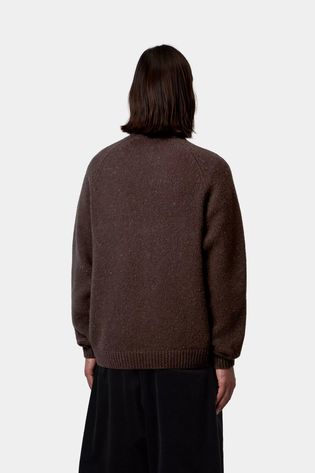 ANGLISTIC SWEATER SPECKLED TOBACCO