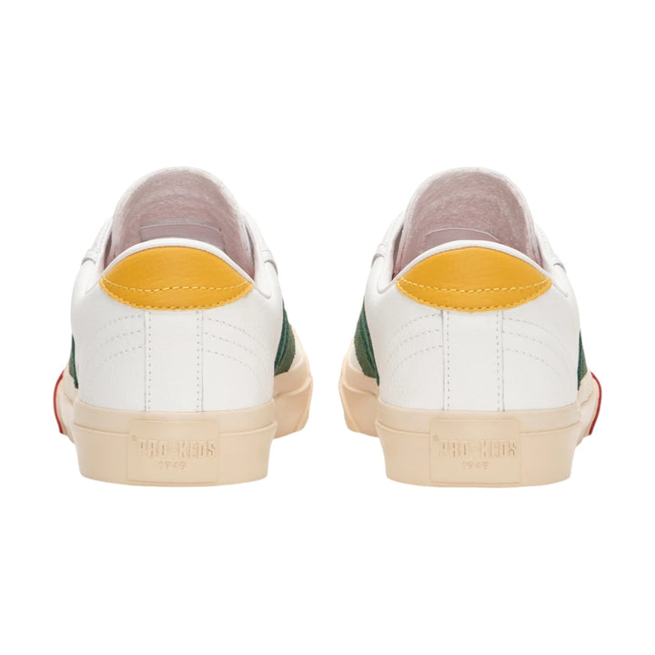 Royal Classic em Pele Branco e Verde