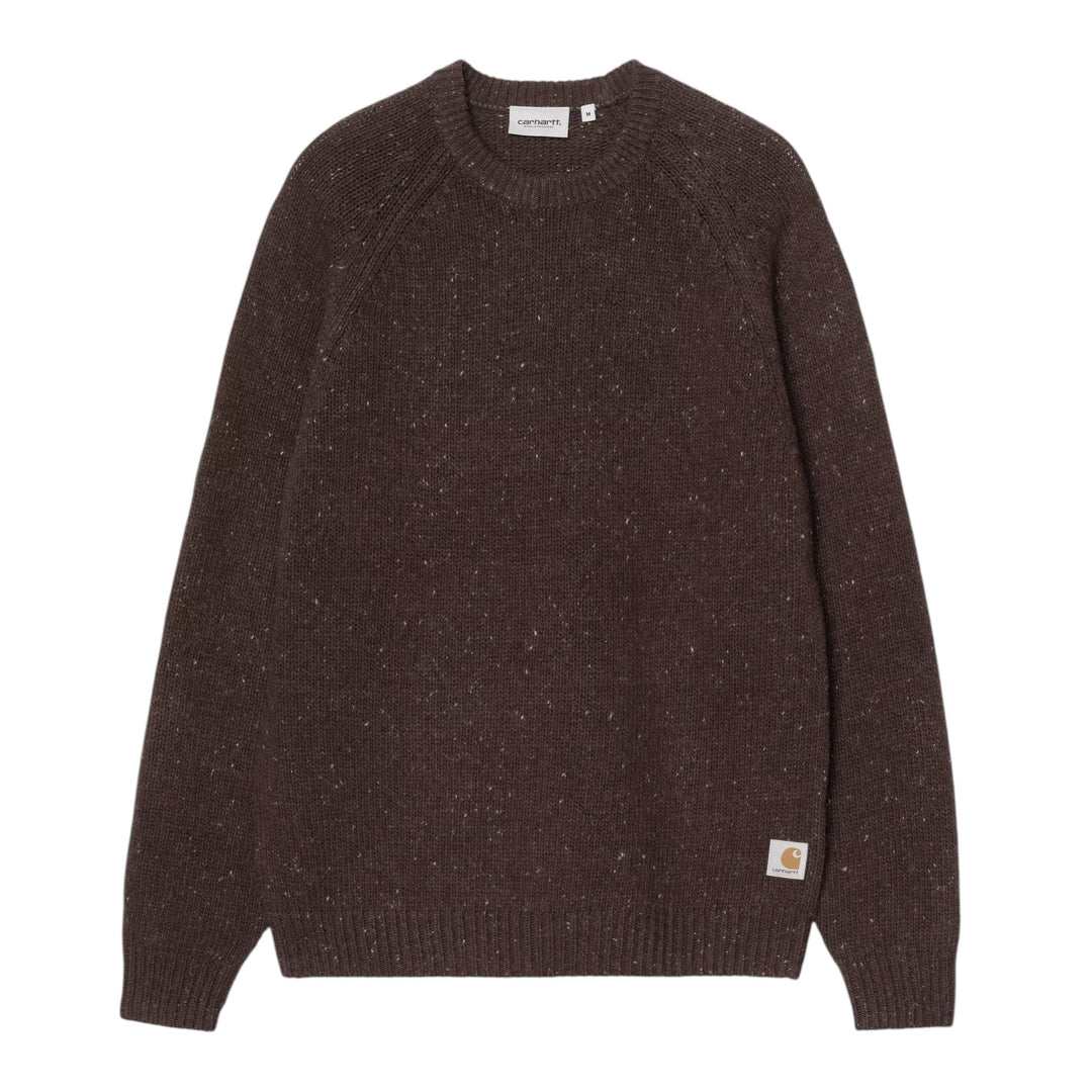 ANGLISTIC SWEATER SPECKLED TOBACCO